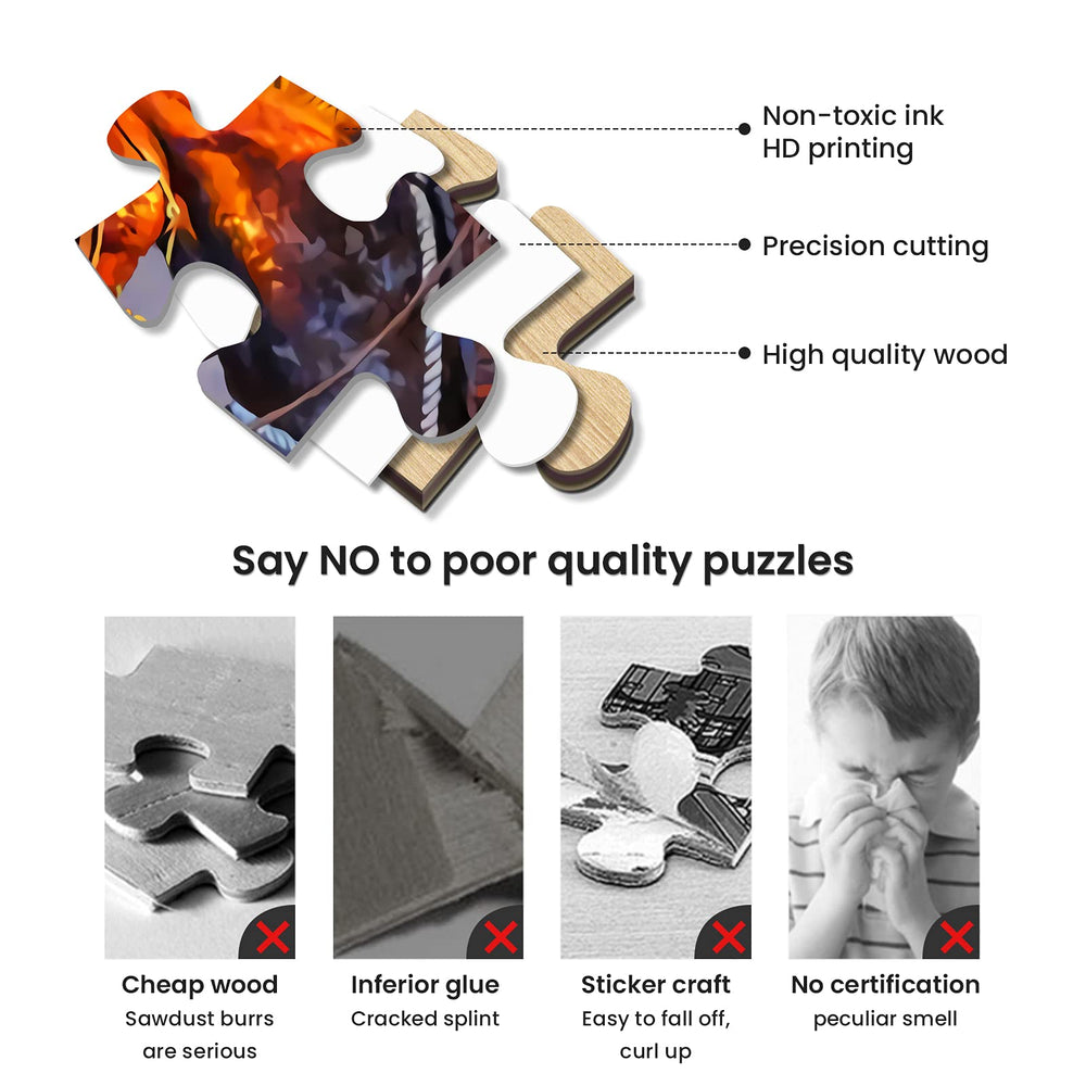 Najiaxiaowu cowboy rider artwork puzzle for immersive solving.