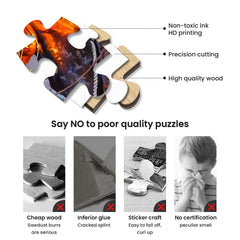 Najiaxiaowu cowboy rider artwork puzzle for immersive solving.