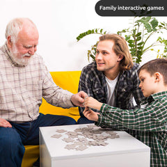 Najiaxiaowu family puzzle night supports connections and shared achievement.