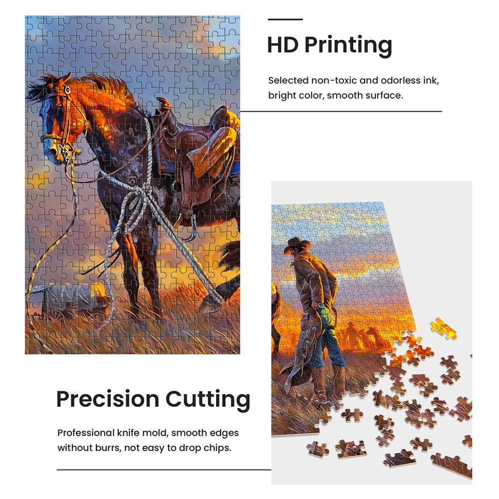 Najiaxiaowu prairie wind flower scene puzzle with bright colors.
