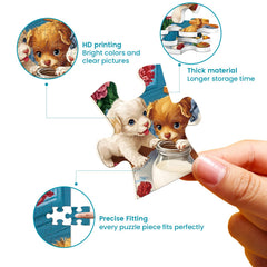 Najiaxiaowu interlocking pieces create a seamless completed image