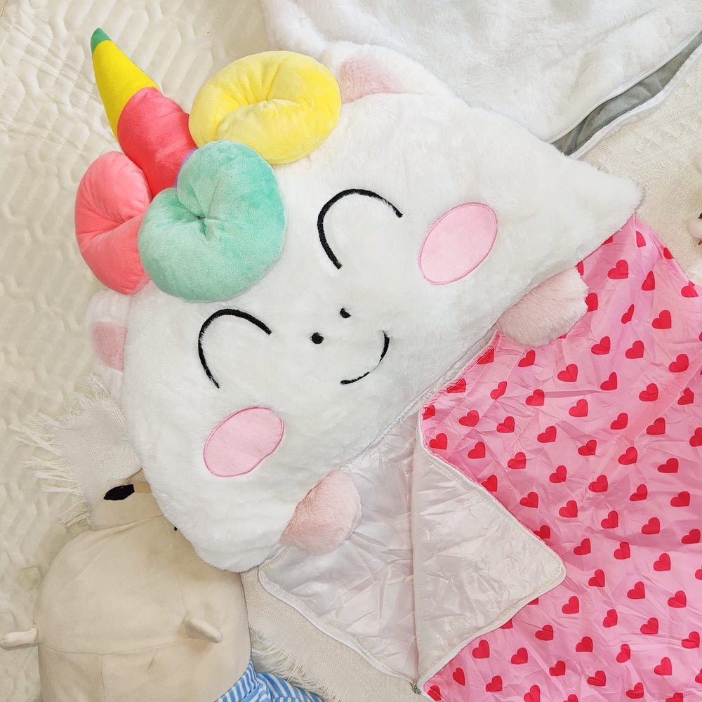 Nalexmi gift-ready unicorn sleeping bag for birthdays.