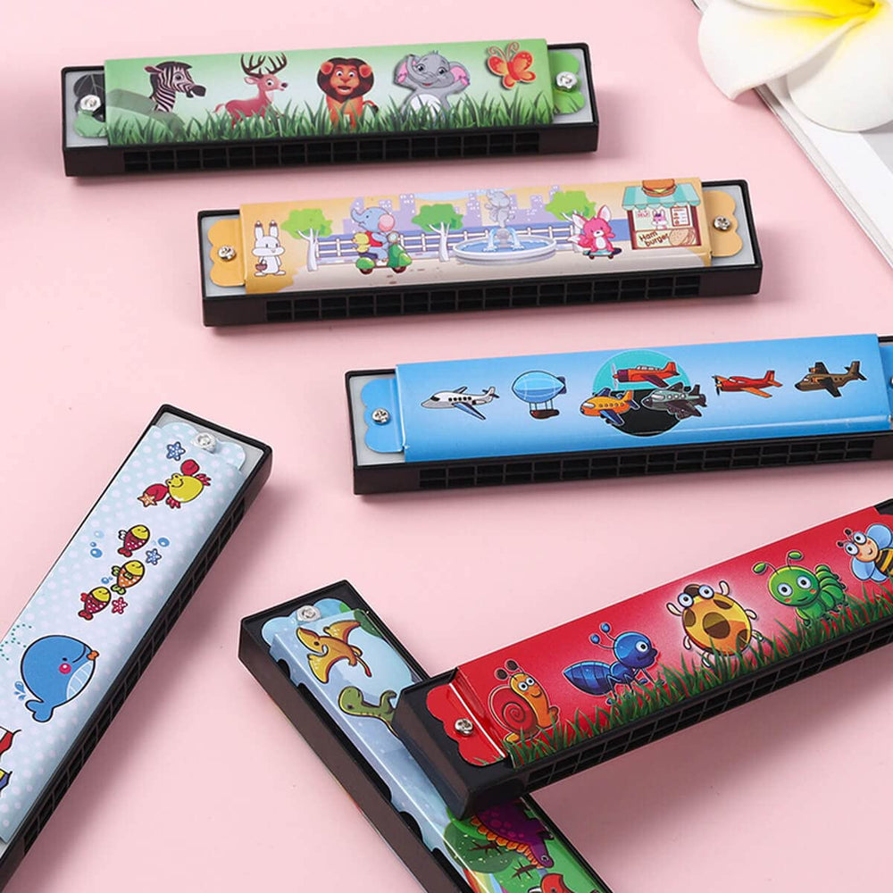 Namubarwa harmonica stars pattern enhances playful learning sessions.