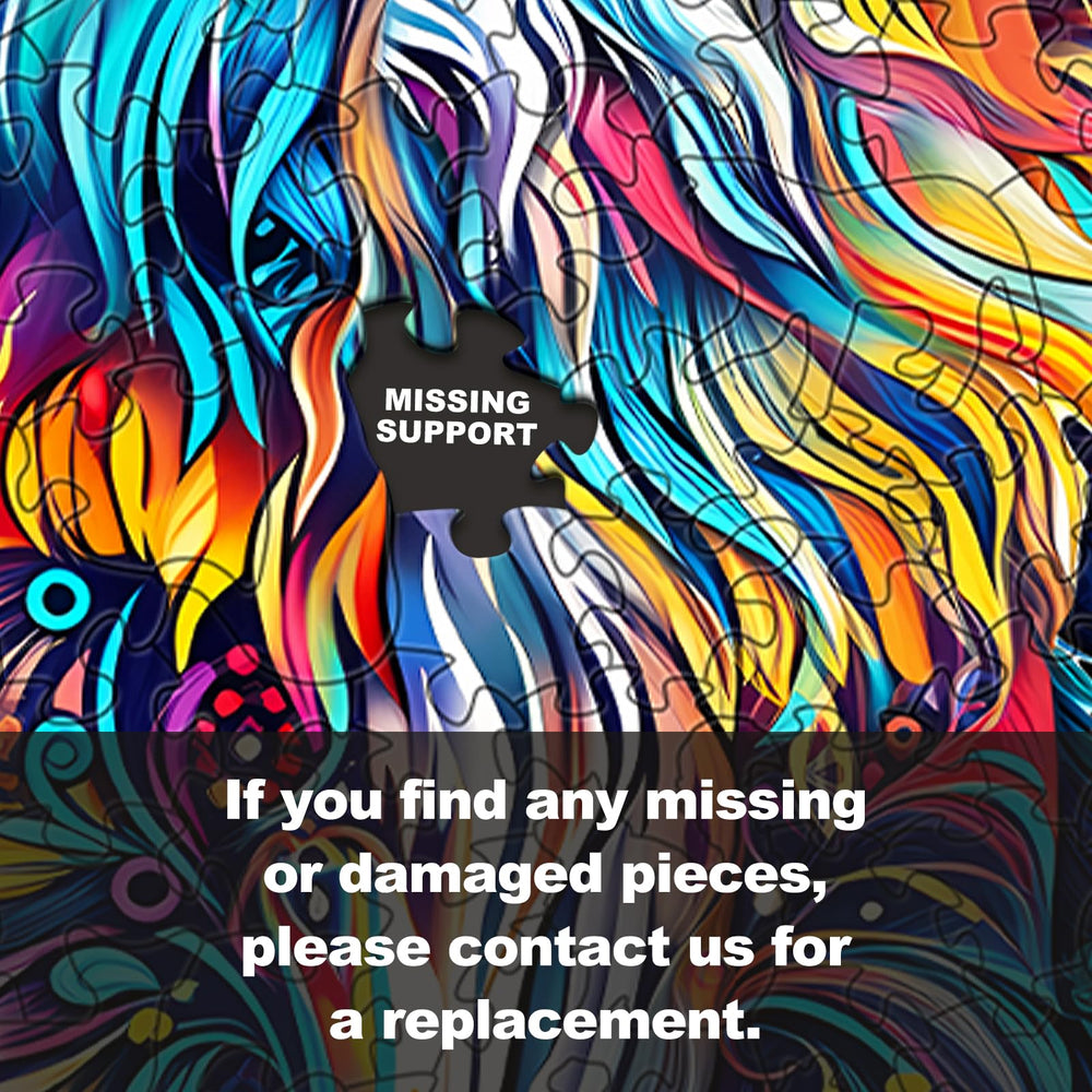 NANFUNCF UV printing vibrant colors on puzzle image.