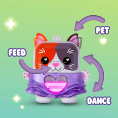 Nano-MALS Purrnelope ears pressed to pet encourages fine motor skills