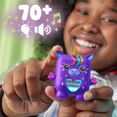 NANO-MALS Stardream mouth press triggers pretend feeding during play.