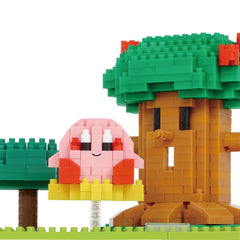 Nanoblock Kirby Dream Land official license label confirms authentic Kawada product.
