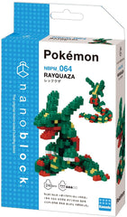 Nanoblock Rayquaza display setup for shelf or desk
