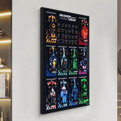 NAOCARD space-saving wall display perfect for LEGO Speed Champions.