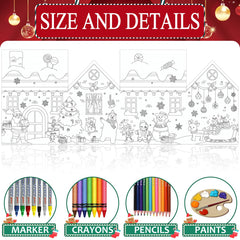 Naozinebi Christmas Playhouse gingerbread-man print invites kids to personalize with colors