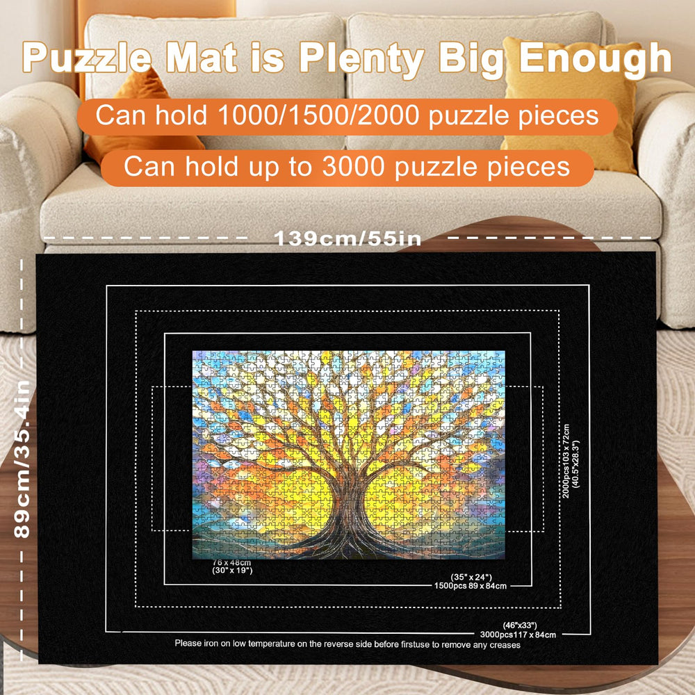 Napzy roll-up storage for compact puzzle storage and travel