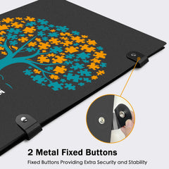 Nariolar puzzle storage folder durable cover withstand daily use.