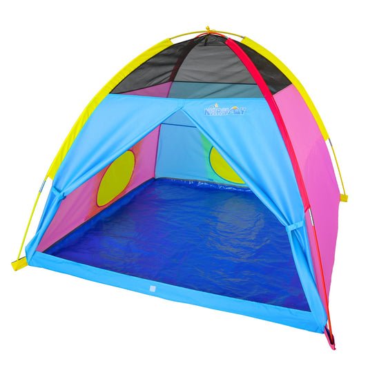 NARMAY Easy Joy Dome tent assembly demonstrates quick setup and roomy interior