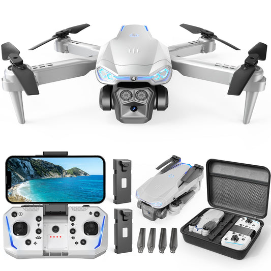Naseto foldable drone with 1080p camera delivers real-time FPV footage for easy sharing.