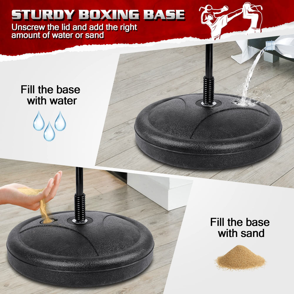 NATGGZ portable setup for outdoor or indoor boxing fun