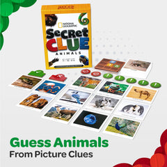 Durable packaging of National Geographic Secret Clue Animals for busy households