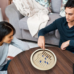 NatldGs Farkle dice tray used during cozy family game nights.
