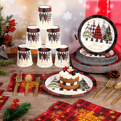 NatNarr disposable cutlery set saves time on cleanup after festive meals.