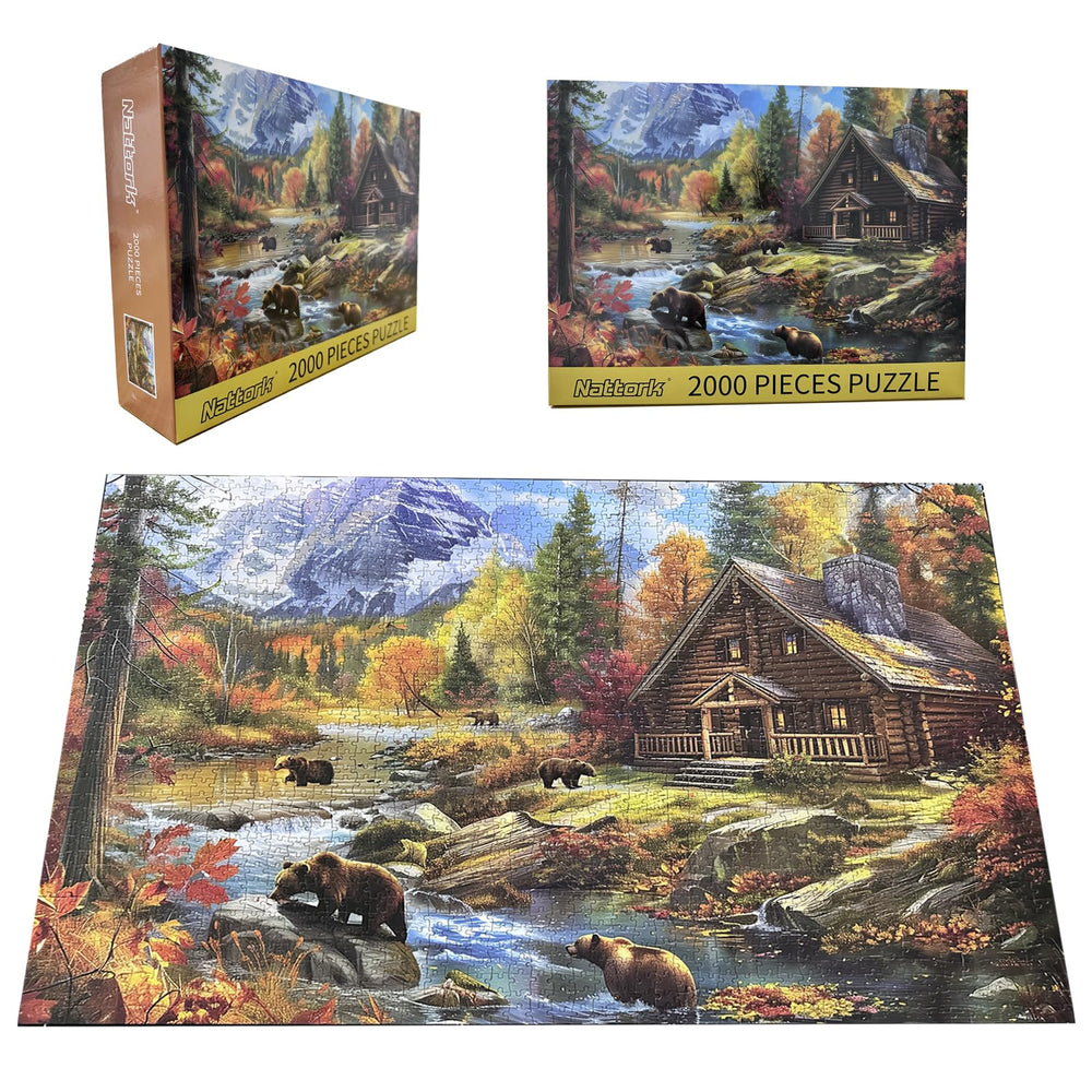 Nattork puzzle set includes 2000 pieces for your next challenge.