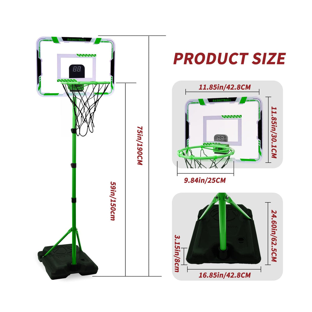 Nattork easy-assembly height adjustment system simplifies setup for kids