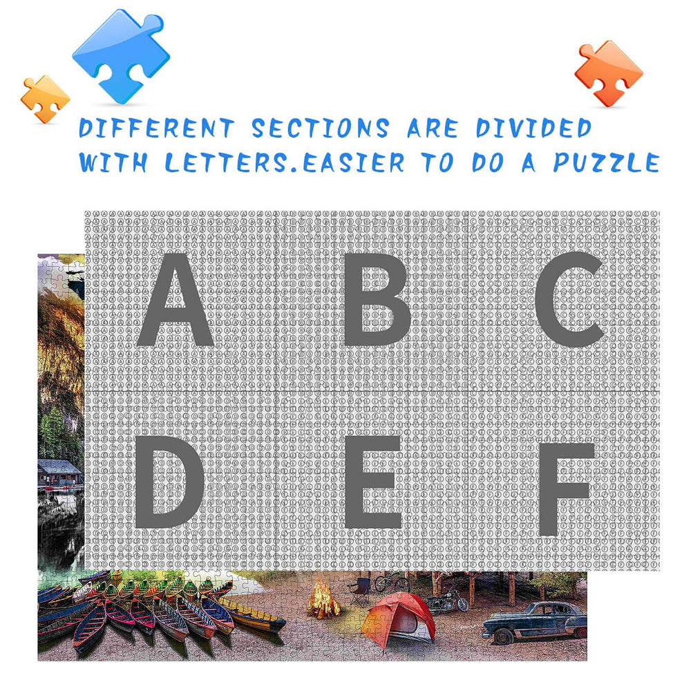 Nattork 2000-piece puzzle ideal for family game nights.