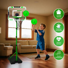 Nattork portable backyard hoop for indoor and outdoor use
