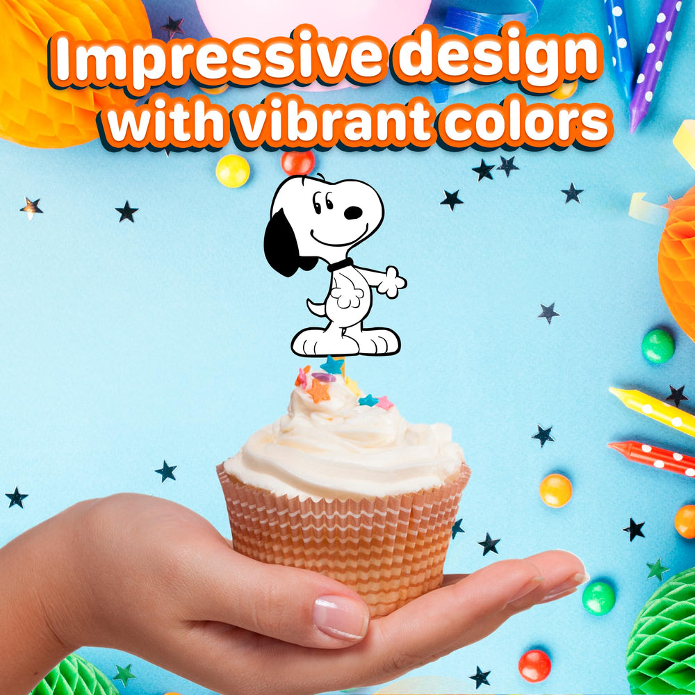 Natural Behaviour happy birthday dog toppers brighten cupcakes with charm.