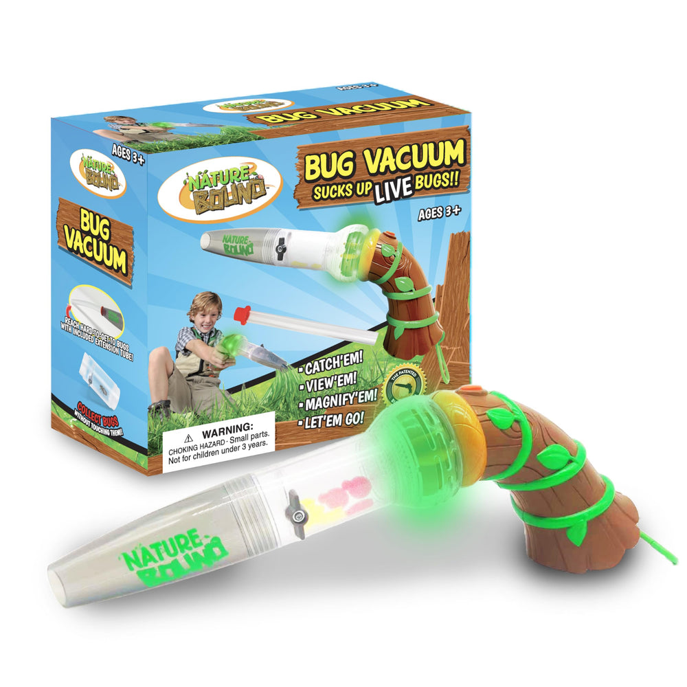 Nature Bound Bug Catcher front view showing safe capture chamber for kids