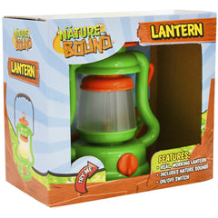Nature Bound lantern includes batteries for immediate setup.