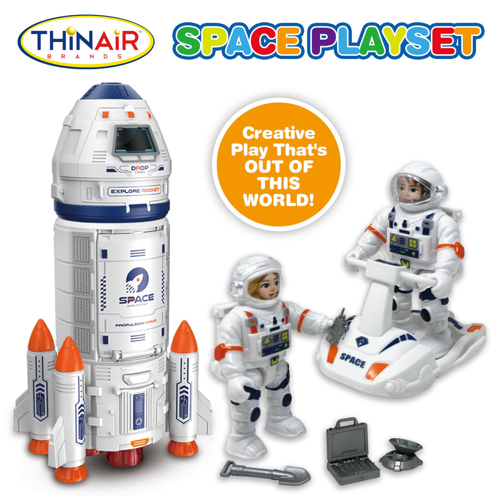 Nature Bound removable rockets shown for easy customization and extended play.