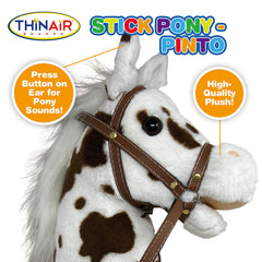 Nature Bound Stick Horse wood stick highlights a durable core for active riders.