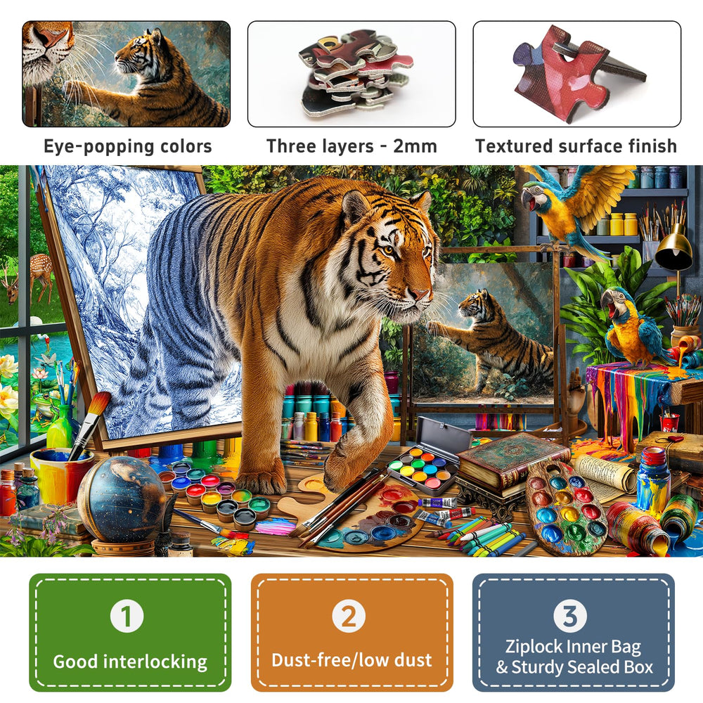 Naturelish puzzle with vibrant colors sparks immersive evening play.