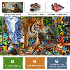 Naturelish puzzle with vibrant colors sparks immersive evening play.