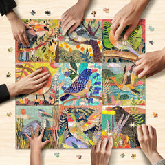 Naturelish simple paper bag packaging makes a gift-ready puzzle