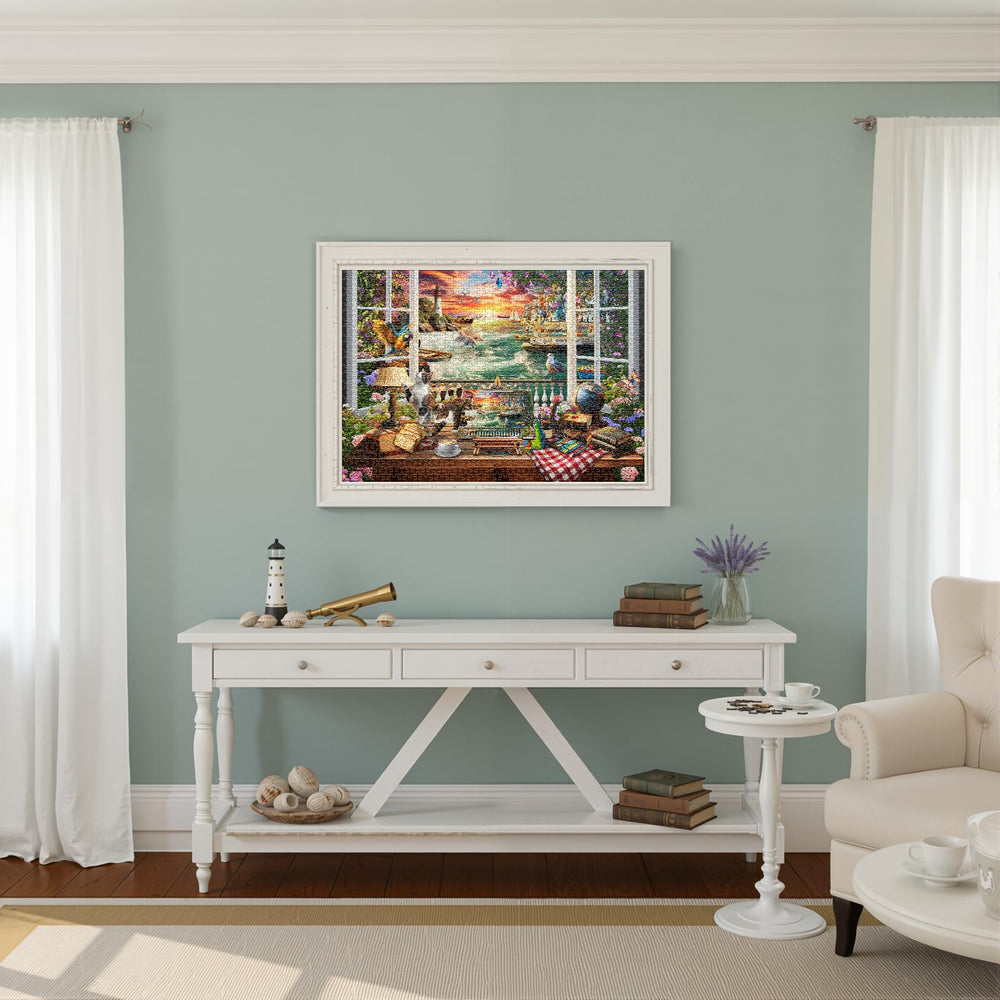 Naturelish Seaview Window Puzzle color-rich artwork invites focused concentration.