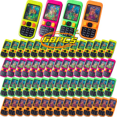 Nbguigdstr 68-pcs water ring game set, durable handheld play for kids in bright colors.