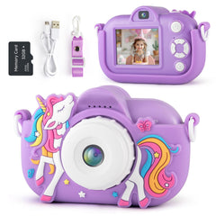 NBKLS kids camera front view with dual lenses for clear, creative photos