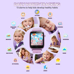 NBKLS Kids Smart Watch with soft strap and sturdy aluminum frame.