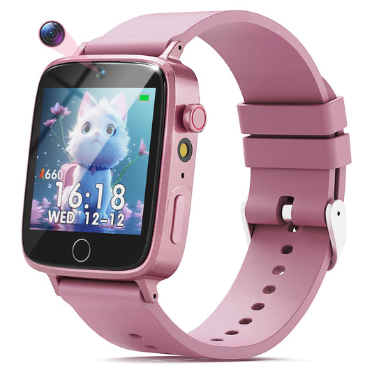 NBKLS Kids Watch front view with a bright color screen for engaging learning