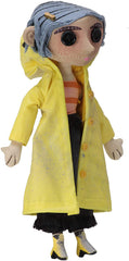 NECA Coraline close-up yarn hair, showcasing craftsmanship and texture.