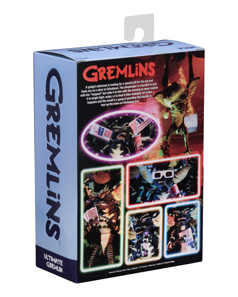 NECA Gremlins Ultimate figure featuring playing cards for improvised scenes