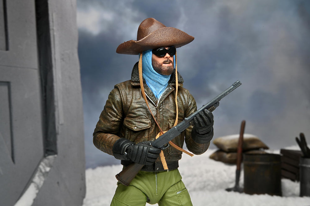 NECA MacReady hat and goggles complete look for display