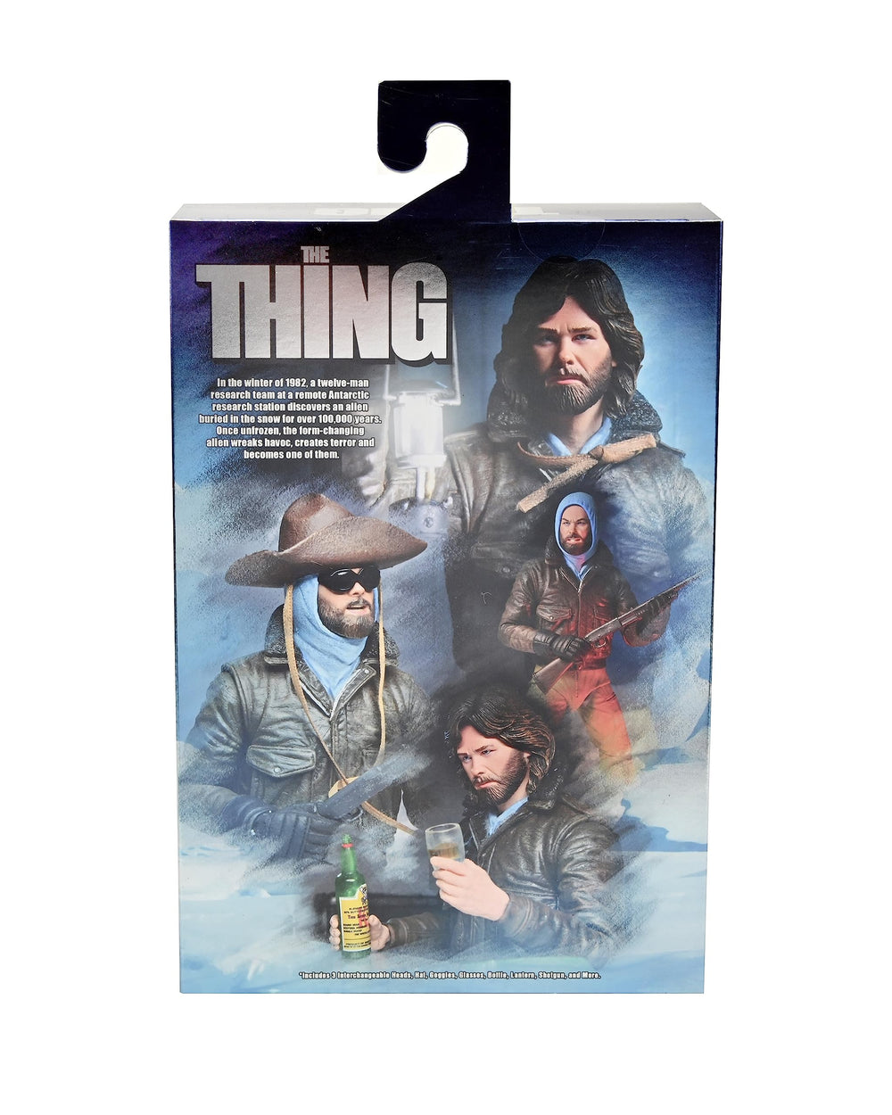 NECA MacReady interchangeable heads for pose variations