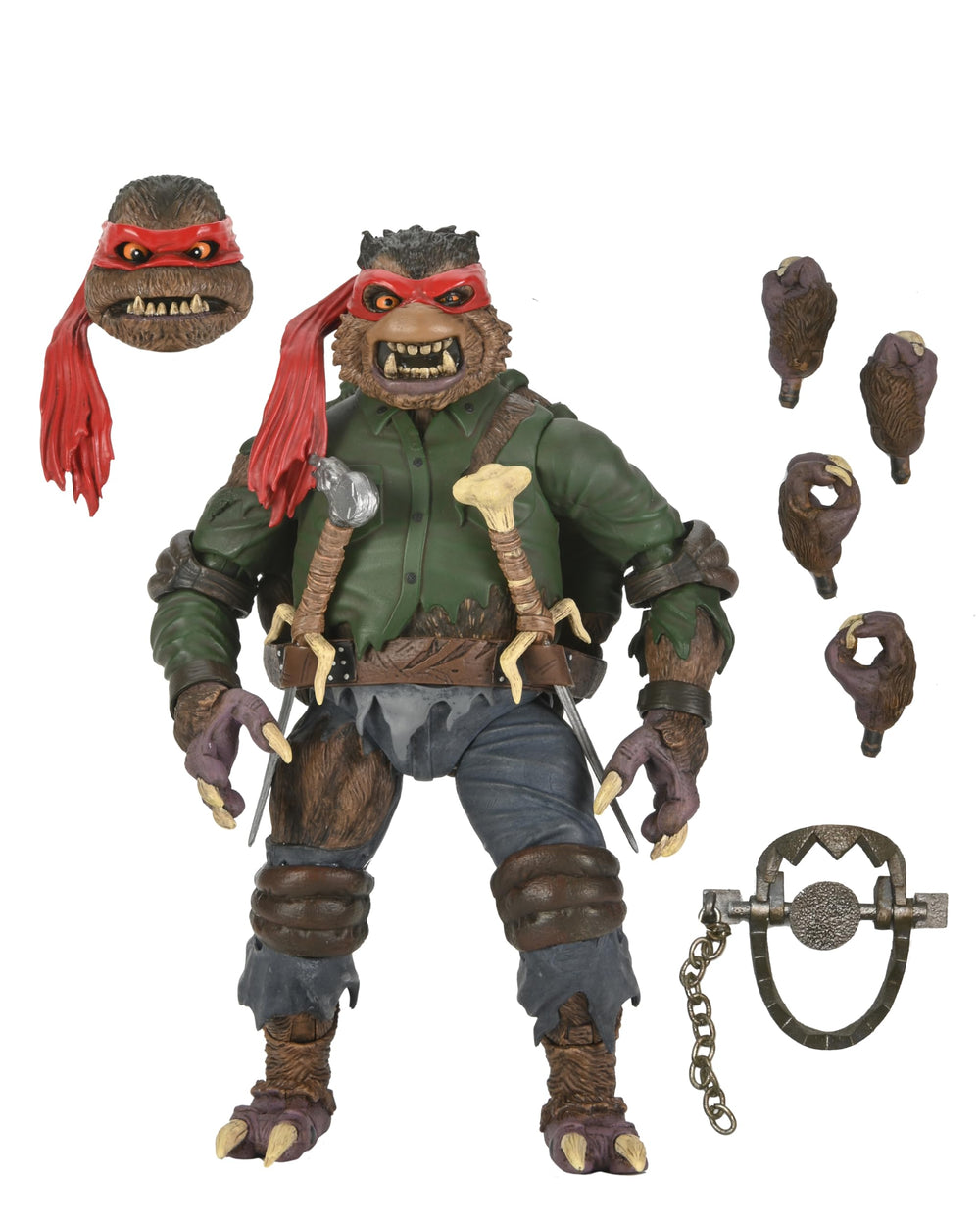 NECA Wolfman Raphael figure with swappable hands for action poses