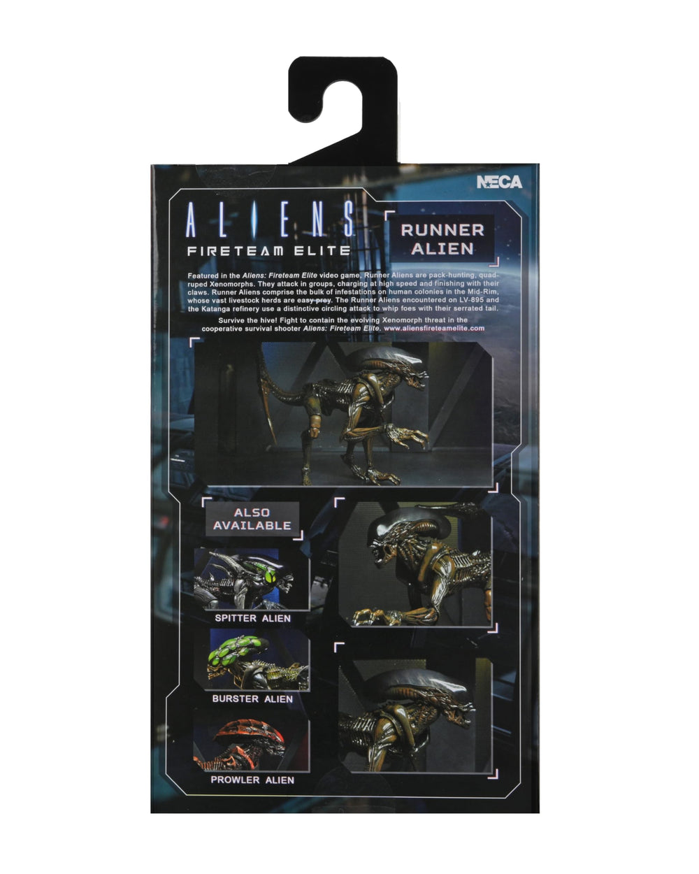 NECA Runner Alien articulation closeup shows nearly 30 joints