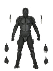 NECA The Boys Ultimate Black Noir figure face sculpt for display detail.