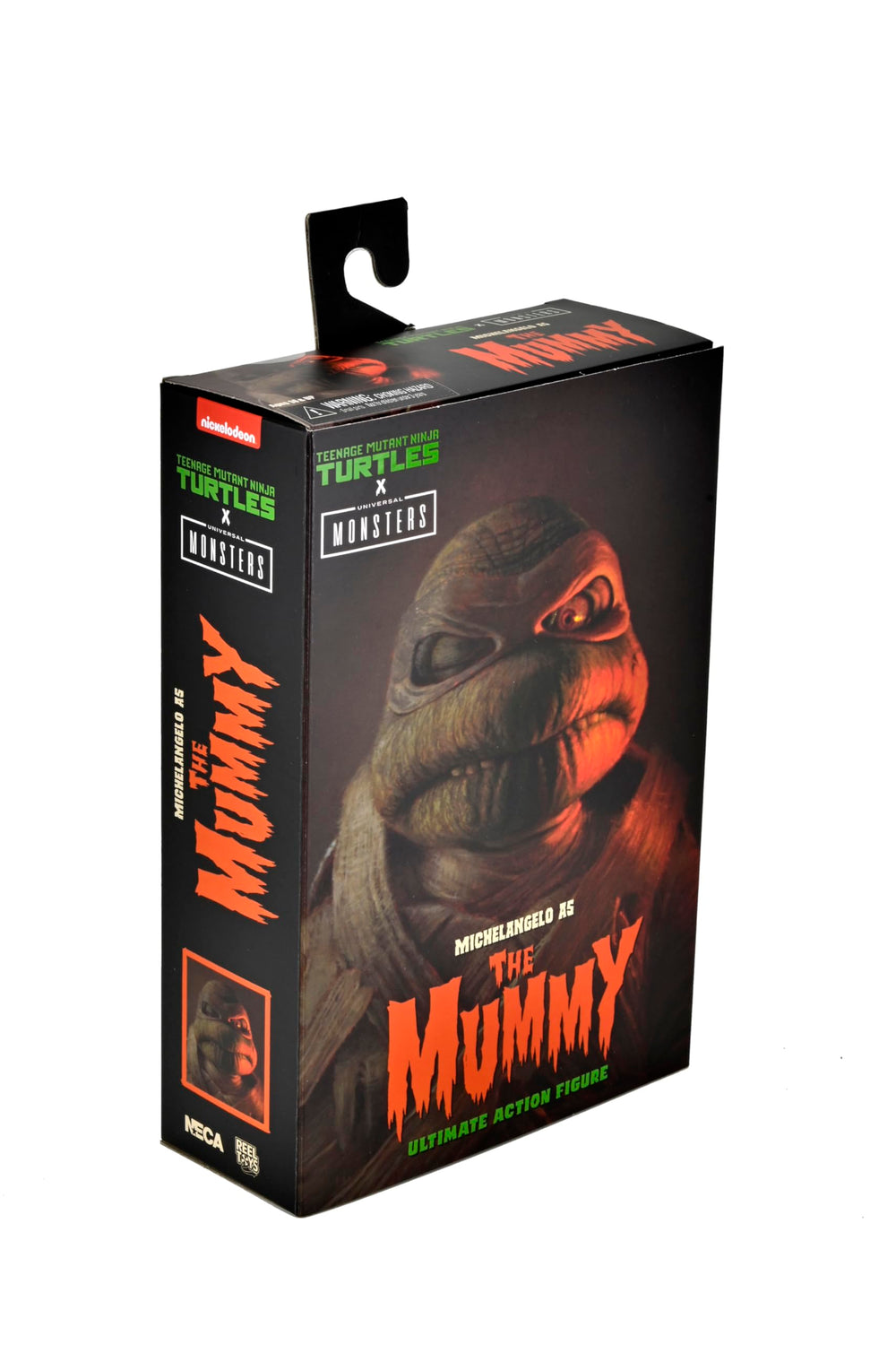 NECA Michelangelo as The Mummy front view for display and collection.
