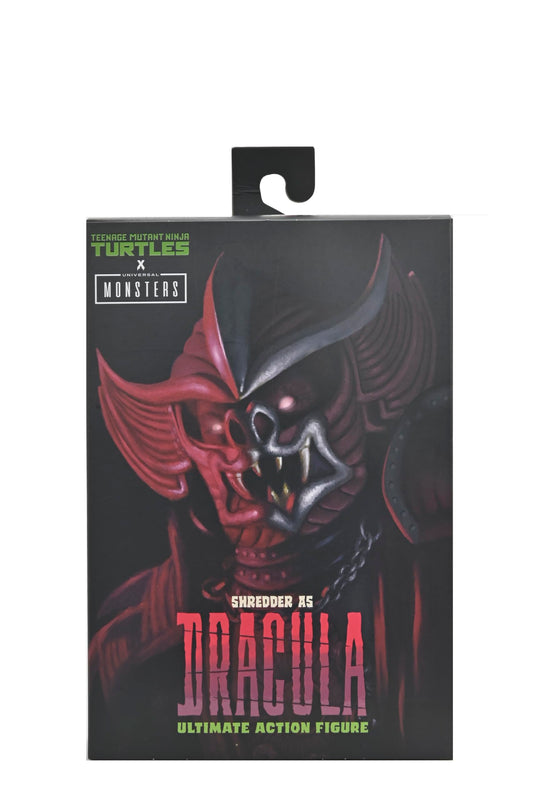 NECA Shredder Dracula figure front view for dramatic shelf display