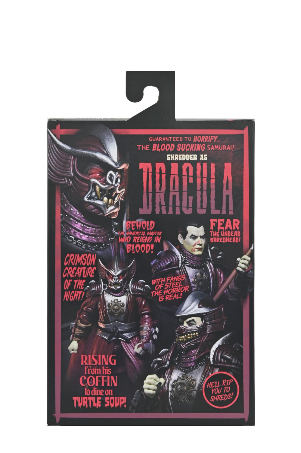 NECA Shredder Dracula figure side view for dynamic posing