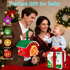 NECTAR BABY barn toy with strap for stroller or car seat attachment